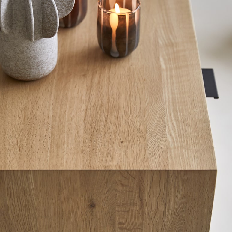 Senson - Buffet in legno di quercia massello 200 cm