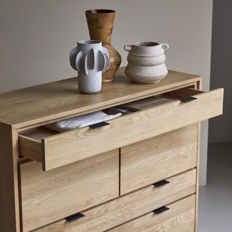 Senson - Solid oak chest of drawers