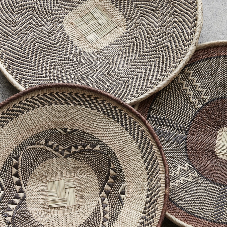 Tonga - Wall decoration in natural fibres, 45 cm