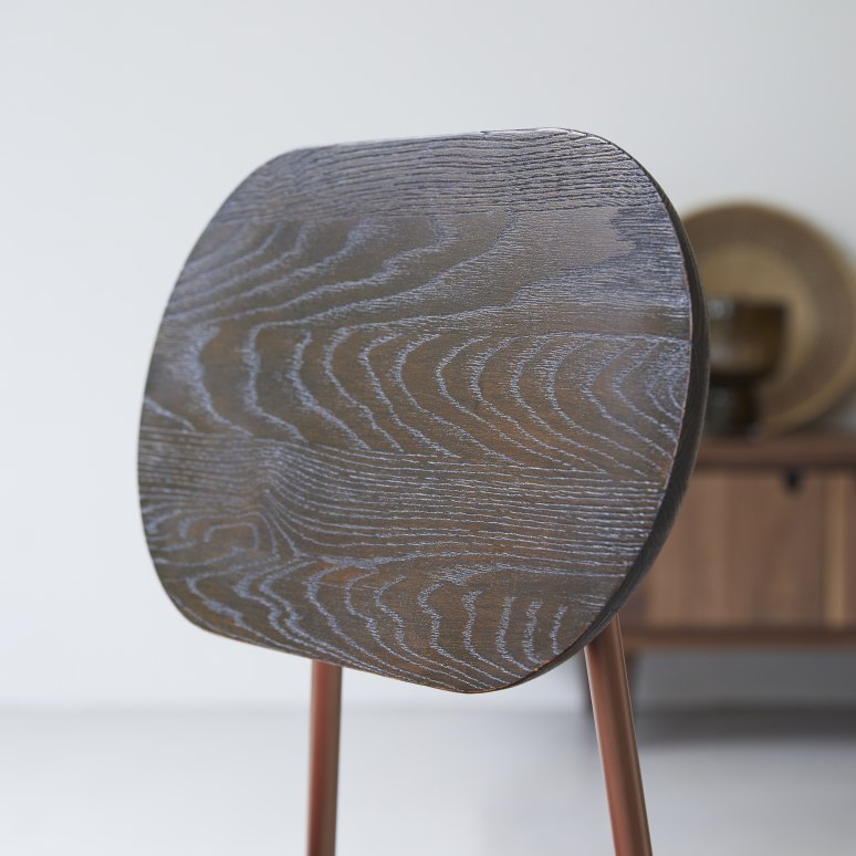 Yutapi - Sienna Solid Oak Low Armchair