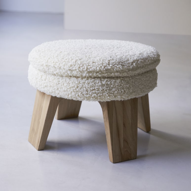 Mattak - Himalaya Solid Oak foot Stool