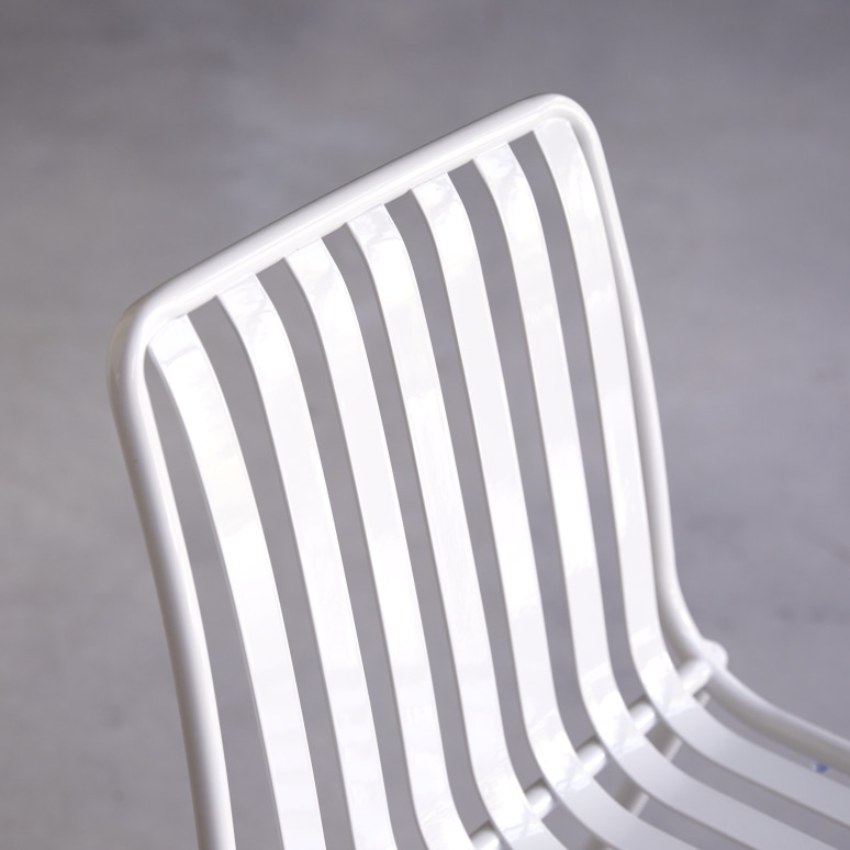 Gaby - Chaise en métal white