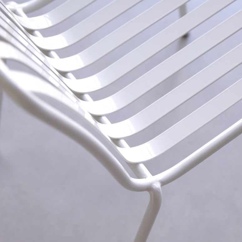 Gaby - White metal chair