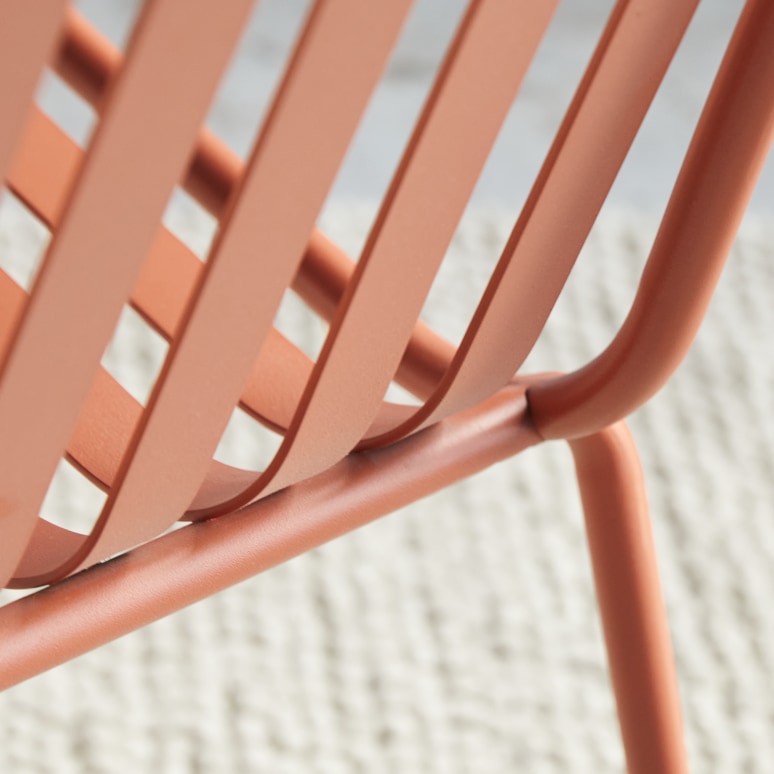 Gaby - Stuhl aus Metall orange