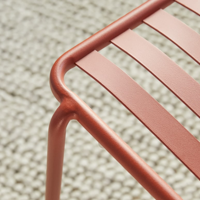 Gaby - Sedia in metallo orange