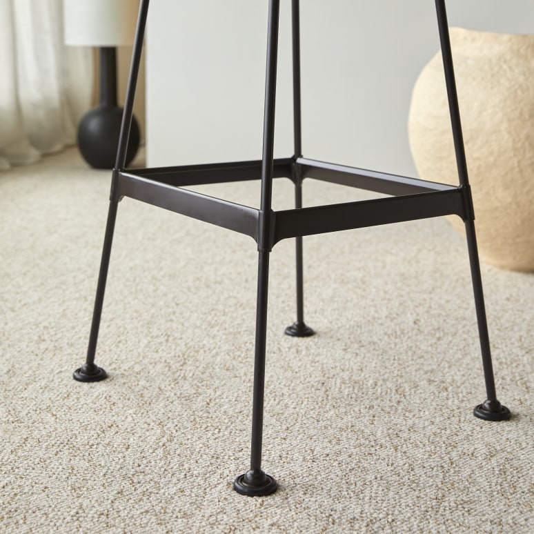 Diego - High stool in ash and black metal