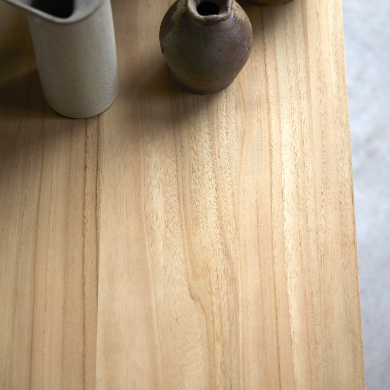 Pampa - Low console table in solid teak
