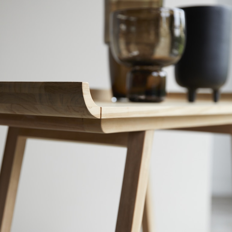 Pampa - Hoge bijzettafel van massief teakhout