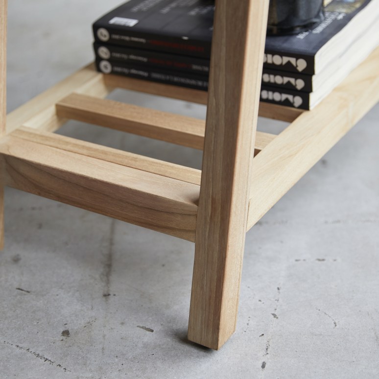 Pampa - Tall console table in solid teak