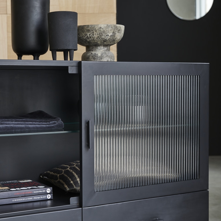 Emil - Low metal sideboard