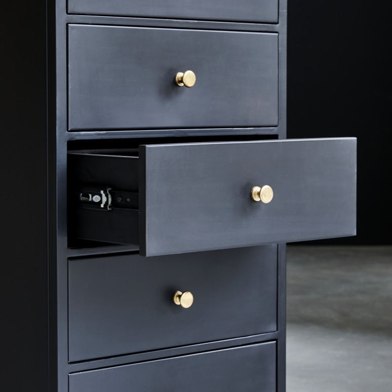 Anika - Metal chest of drawers