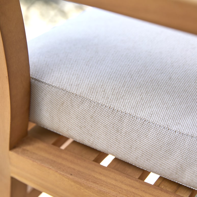 Leni - Rocking chair de jardin en teck massif