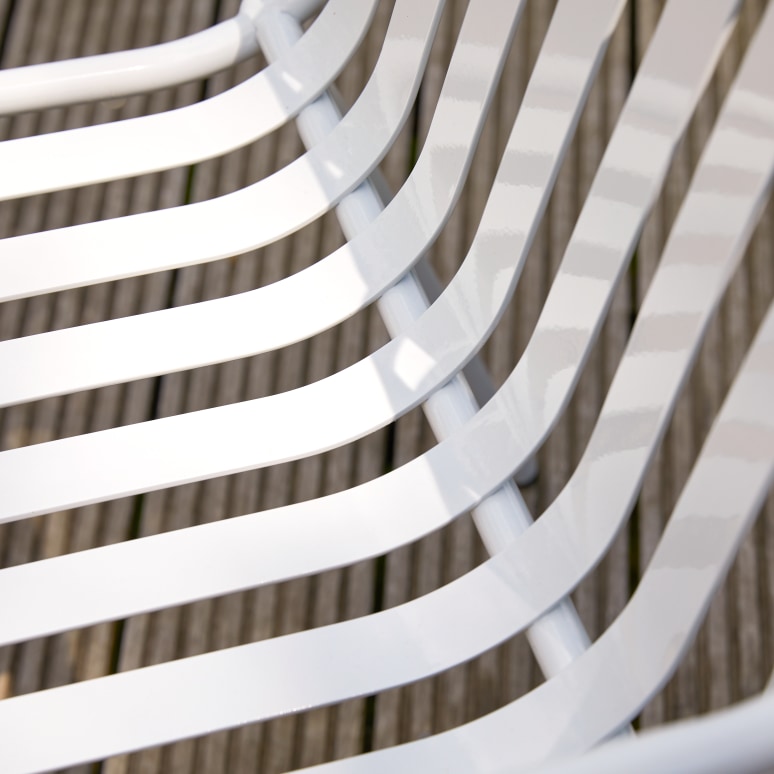 Gaby - Garten Lehnstuhl aus Metall white