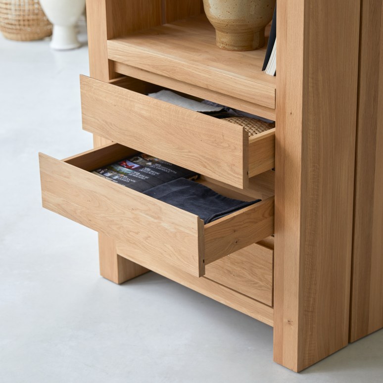 Eden - Solid Oak Bookcase