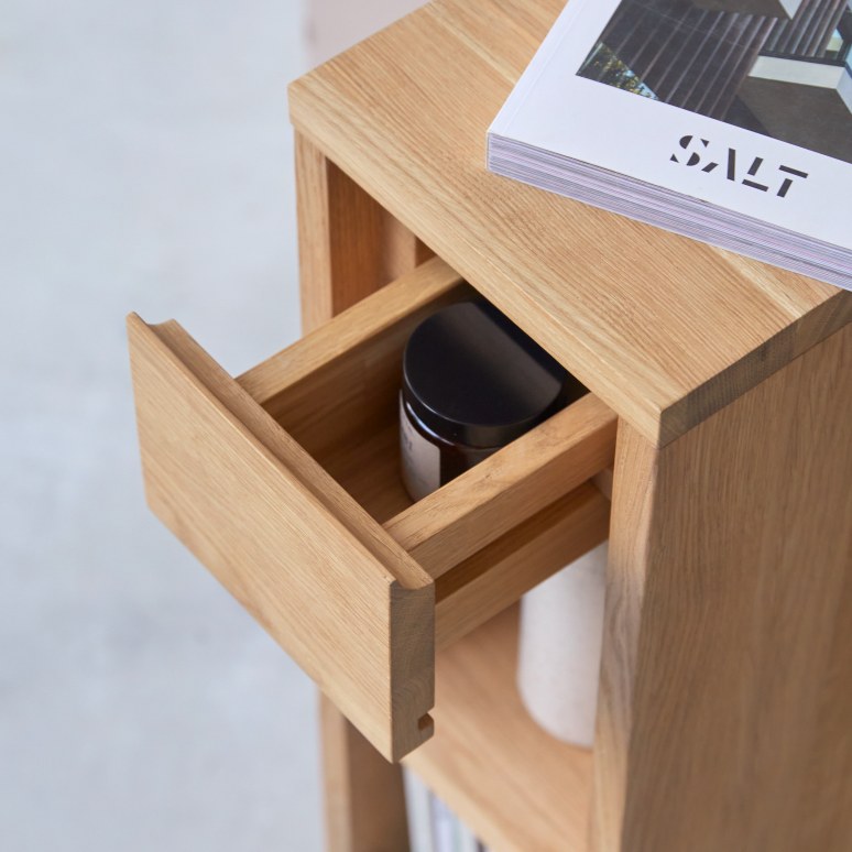 Eden - Bedside table in solid oak