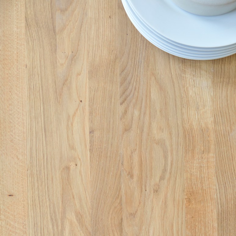 Eden - Tafel van massief eikenhoutzonder knoesten voor 6/8 personen