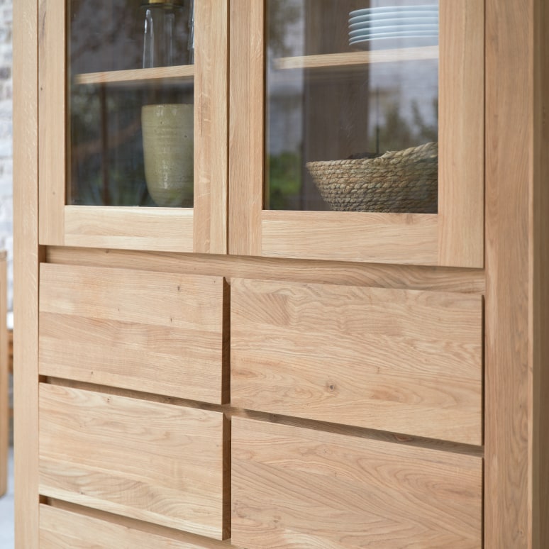 Eden - Credenza in legno di quercia massello