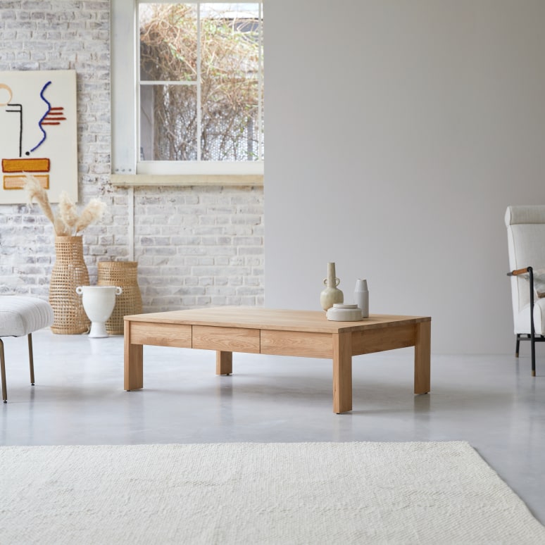 Eden - Solid Oak Coffee Table