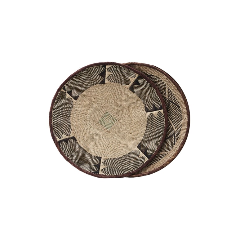 Tonga - Decoración de pared de fibras vegetales de 38 cm
