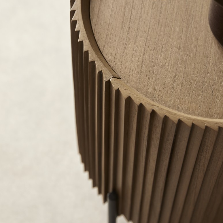 Lou - Mindi wood side table