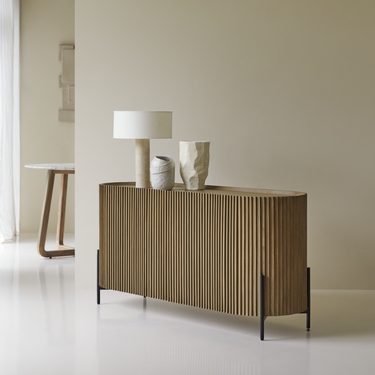 Lou - Mindi wood sideboard 150 cm