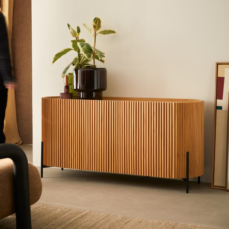 Lou - Buffet in legno di mindi 150 cm