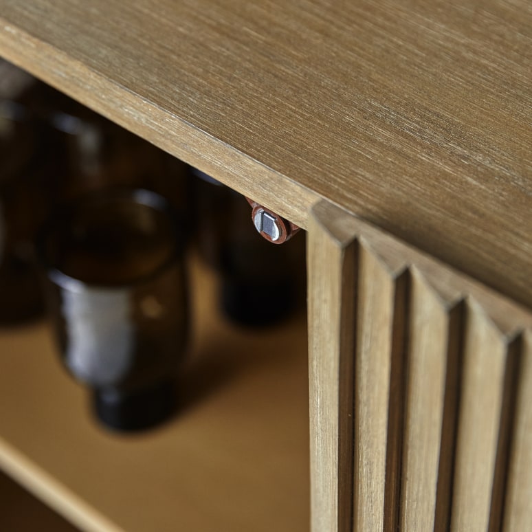 Lou - Mindi wood sideboard 150 cm