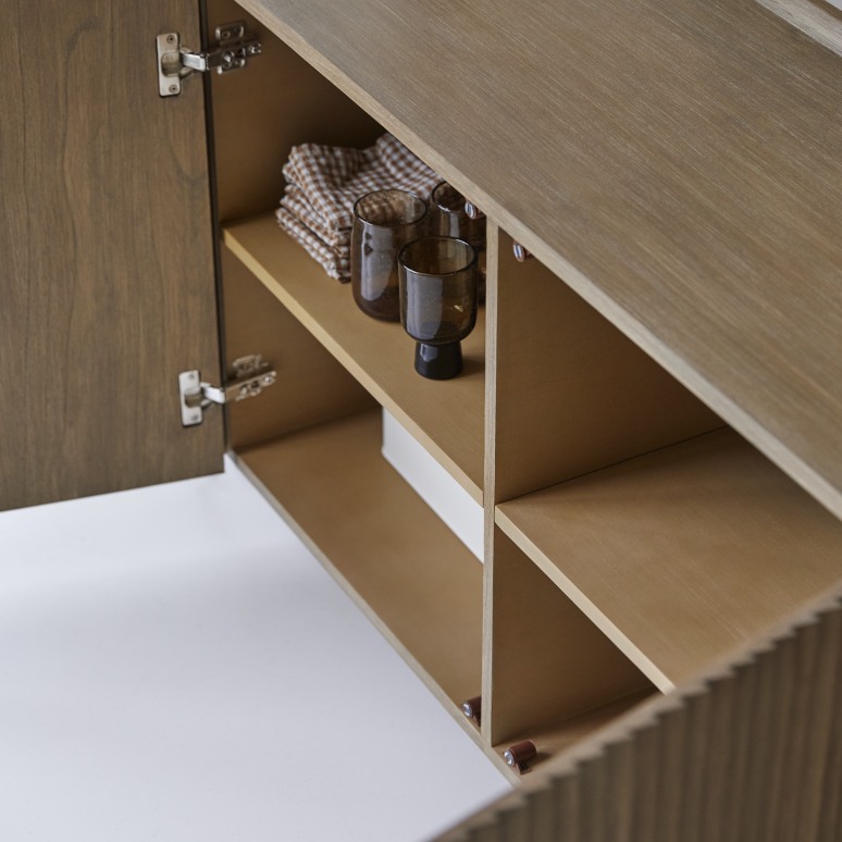 Lou - Mindi wood sideboard 150 cm