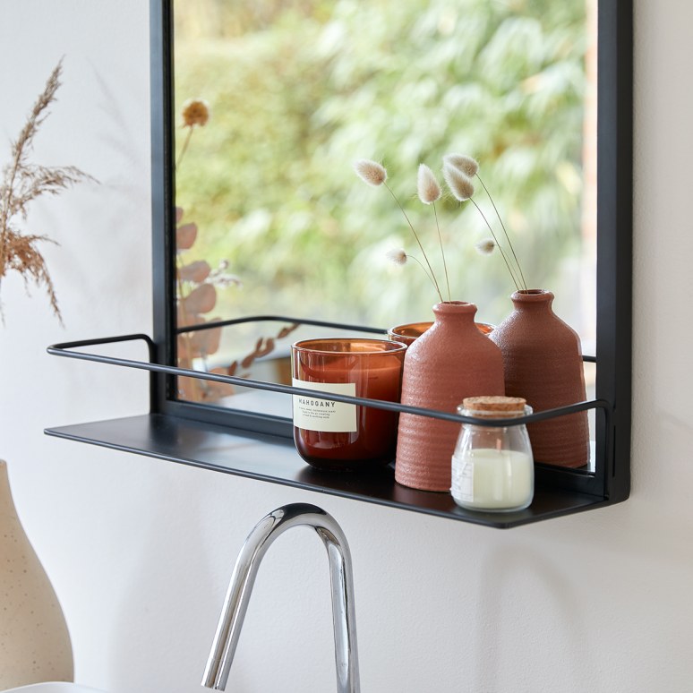 Lison - Metal mirror 70x50 cm