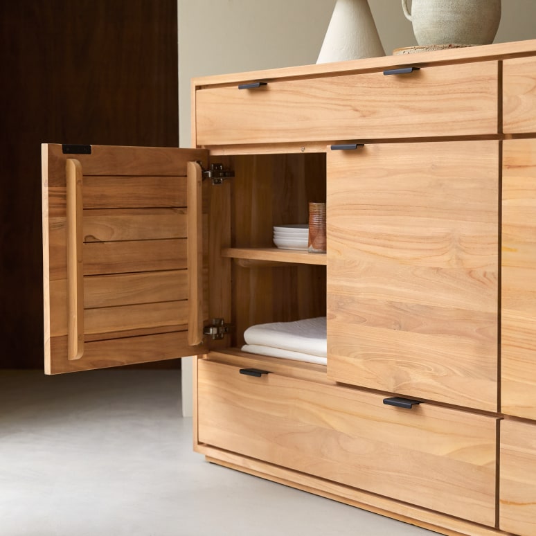 Senson - Anrichte aus massivem Teak 200 cm