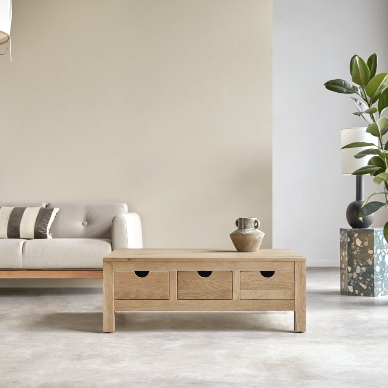 Oliver - Massief eiken salontafel