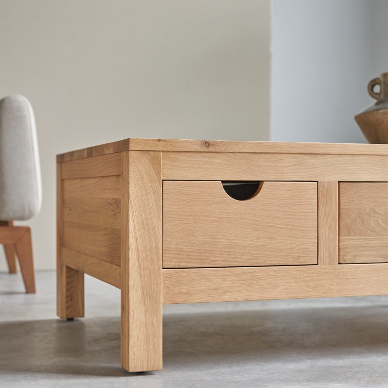 Oliver - Massief eiken salontafel