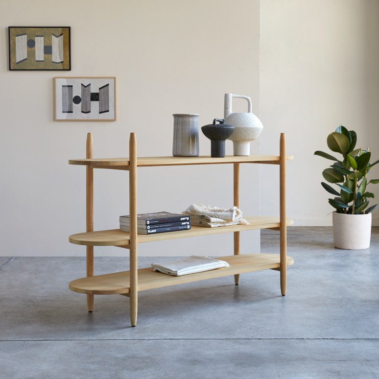 Poline - Solid Teak Console Table