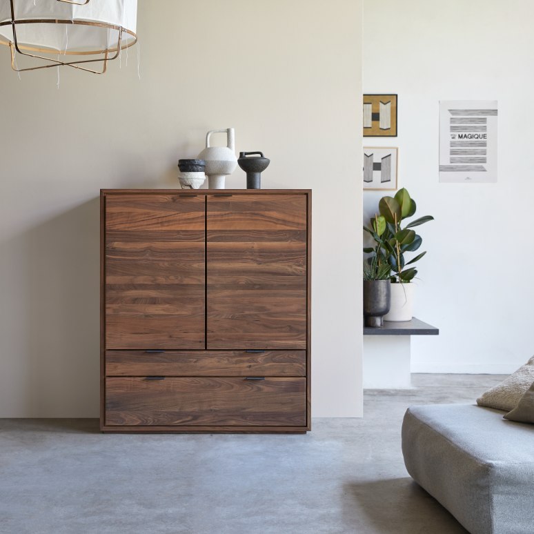 Senson - Solid walnut sideboard - 110 cm