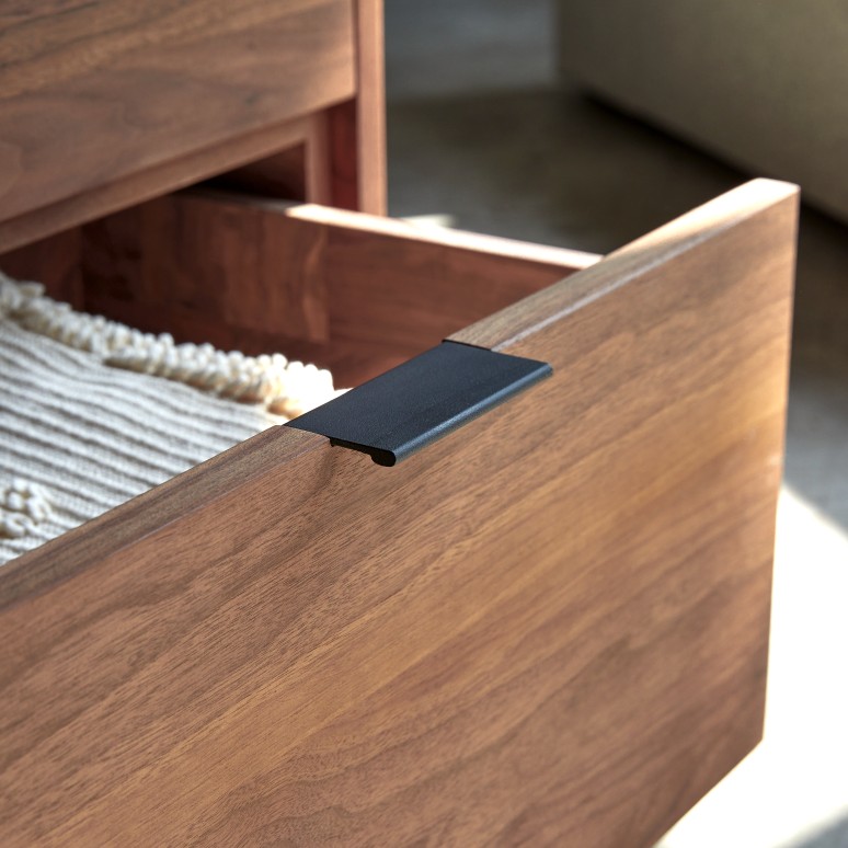 Senson - Cassettiera in legno di noce massello