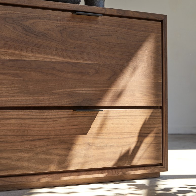 Senson - Solid walnut TV unit 120 cm