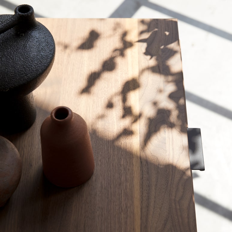 Senson - Credenza in legno di noce massello 120 cm