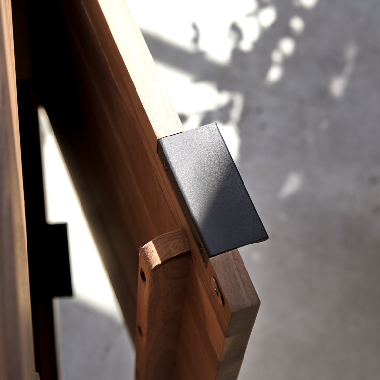 Senson - Credenza in legno di noce massello 120 cm