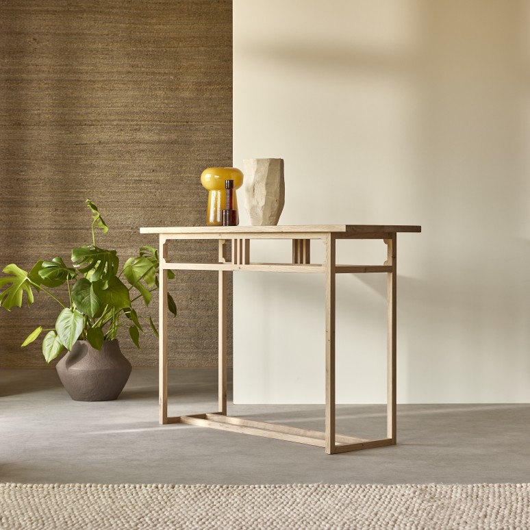 Clovis - Solid oak console table