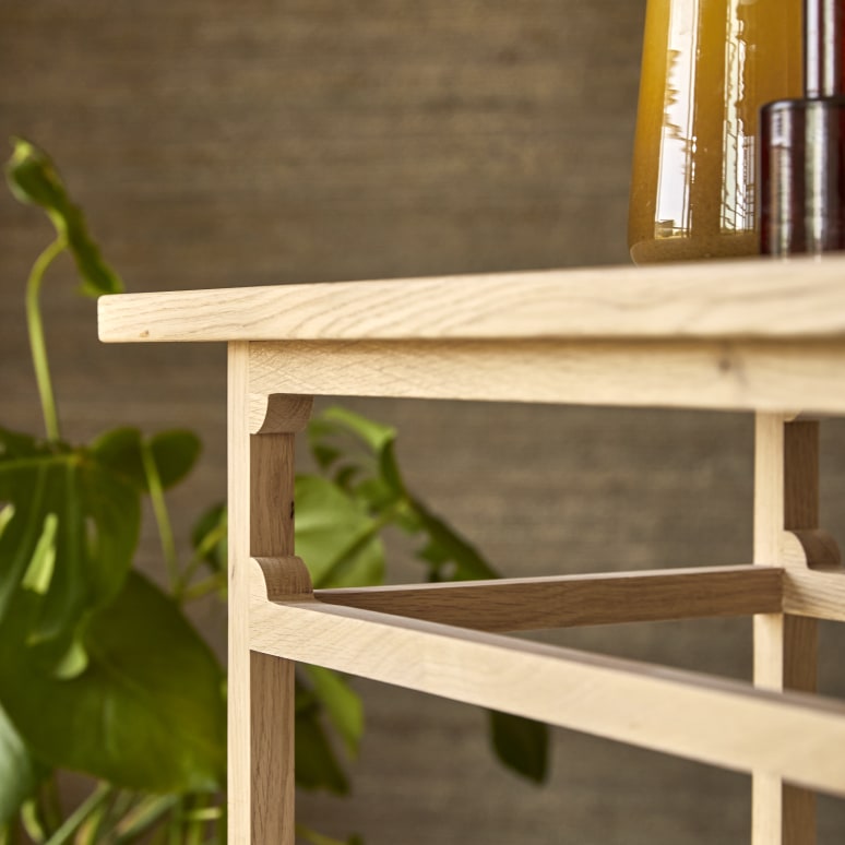 Clovis - Bijzettafel van massief eikenhout