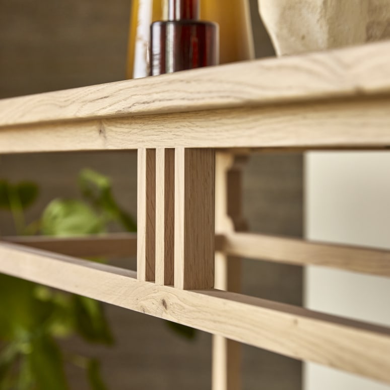 Clovis - Solid oak console table
