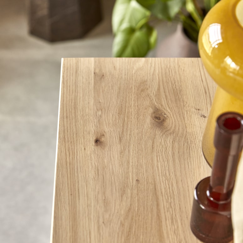 Clovis - Solid oak console table