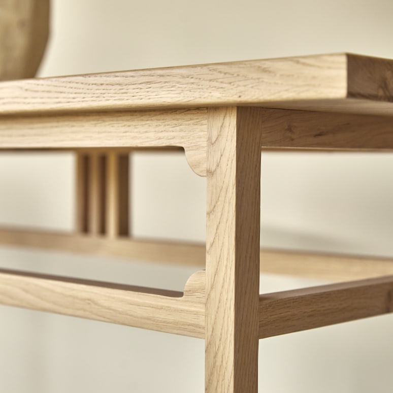 Clovis - Bijzettafel van massief eikenhout