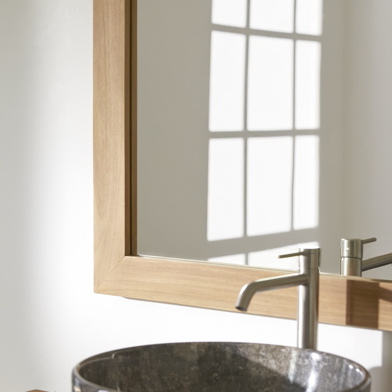 Tona - Solid teak mirror 160x60 cm