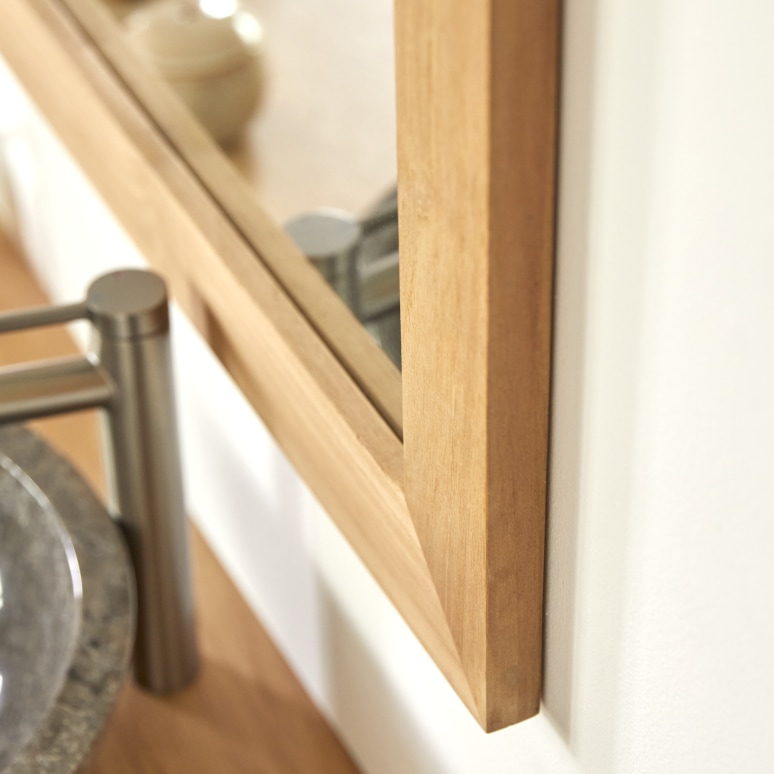 Tona - Solid Teak Mirror