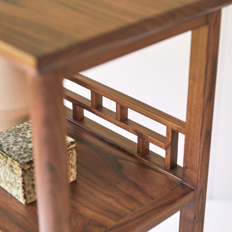 Ame - Solid elm bookcase