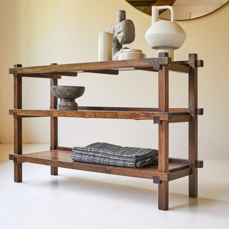 Arko - Solid Mango Wood Bookcase