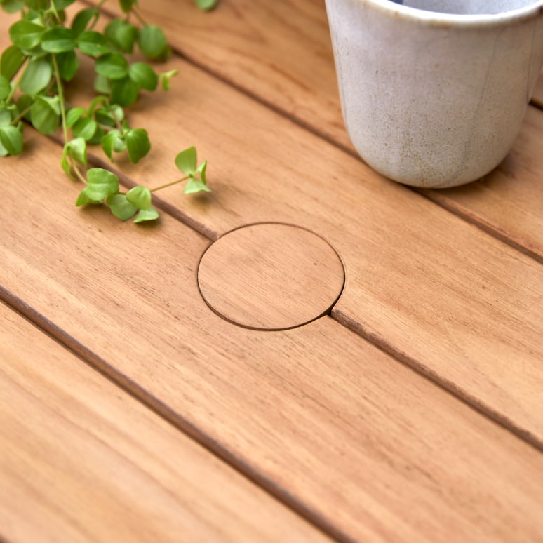 Mila - Tavolo da giardino in teak massello 6 persone