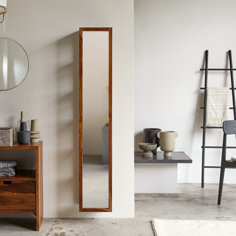 Twig - Bad-Hochschrank aus massivem Palisanderholz