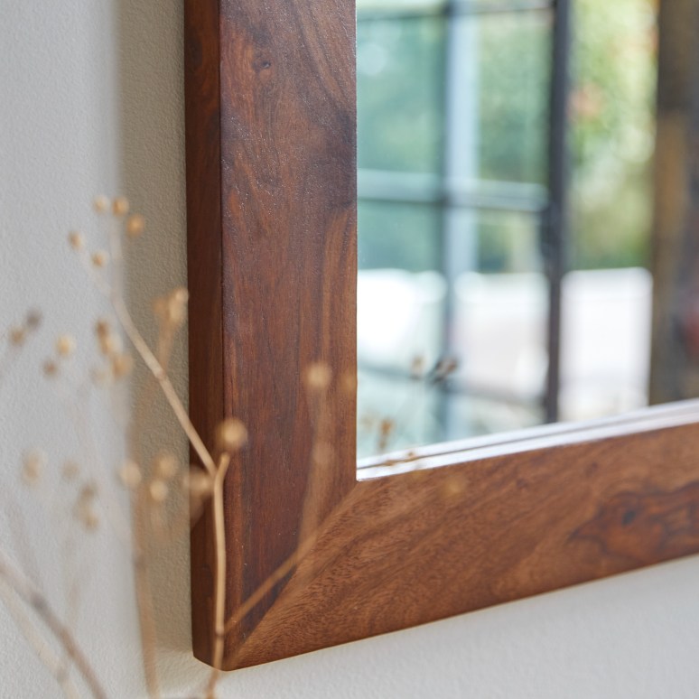 Kwarto - Solid sheesham decorative mirror 100x50 cm